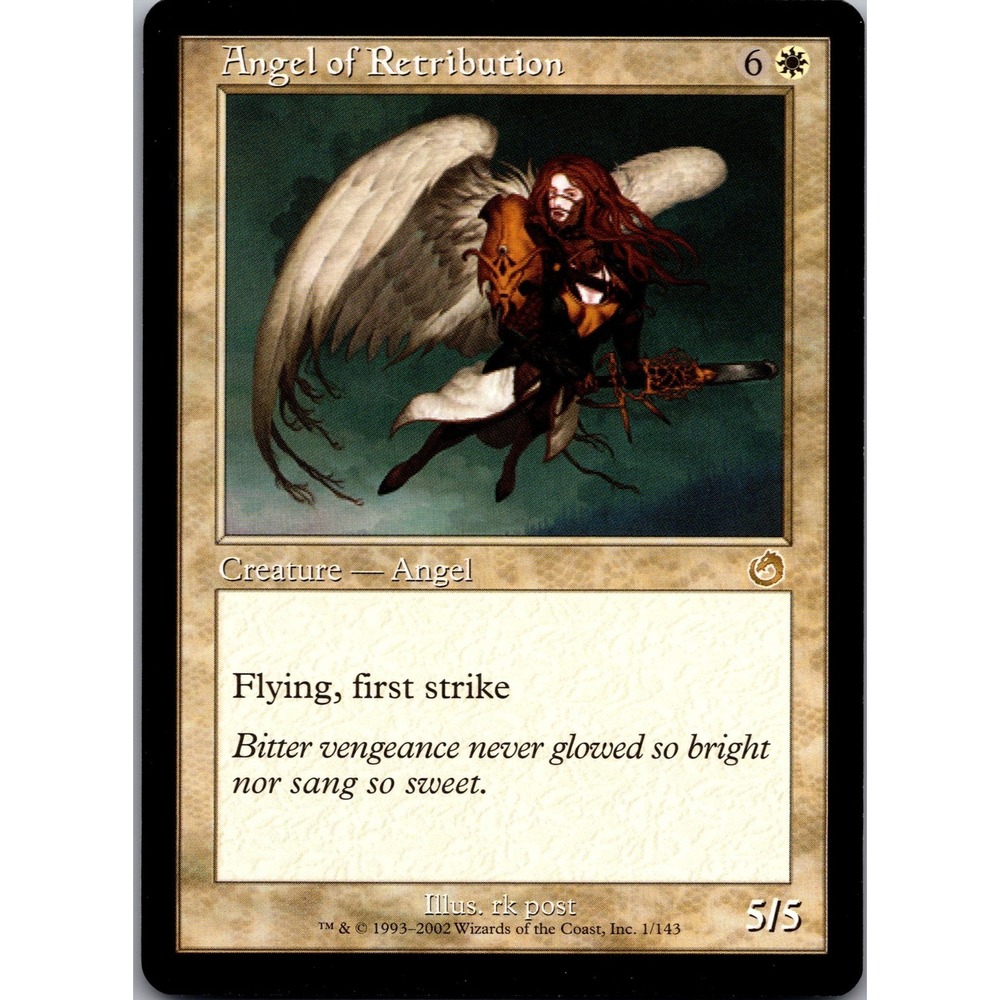Magic The Gathering Angel of Retribution Torment 1 Rare LP Normal MTG Card